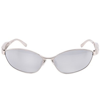 BALENCIAGA 0356 Silver Mirror 004 Fashion Demna Wrap Unisex