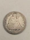 1856 Seated Liberty Silver Quarter 25C - Philadelphia Mint