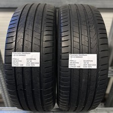 2 PNEUMATICI USATI PIRELLI SCORPION ESTIVE 235 60 R18  107 W  DOT 2023 2024