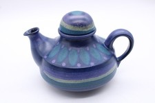 KMK Kupfermühle Viola Teekanne Kanne mit Deckel Keramik Vintage H 15 cm