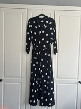 Spotty shirt style dress plus size 22 vgc  by F & F 