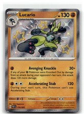 Lucario 174/091 Shiny Rare Paldean Fates Pokemon NM b6 on eBay