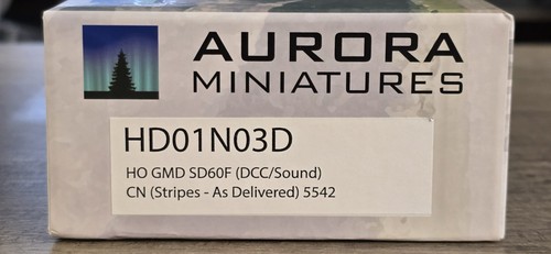 HO Scale Aurora Miniatures GMD SD60F Canadian National #5542 DCC/Loksound - Picture 8 of 8