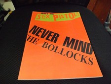 Sex Pistols music book - " Here's The Sex Pistols - Never Mind The Bollocks "