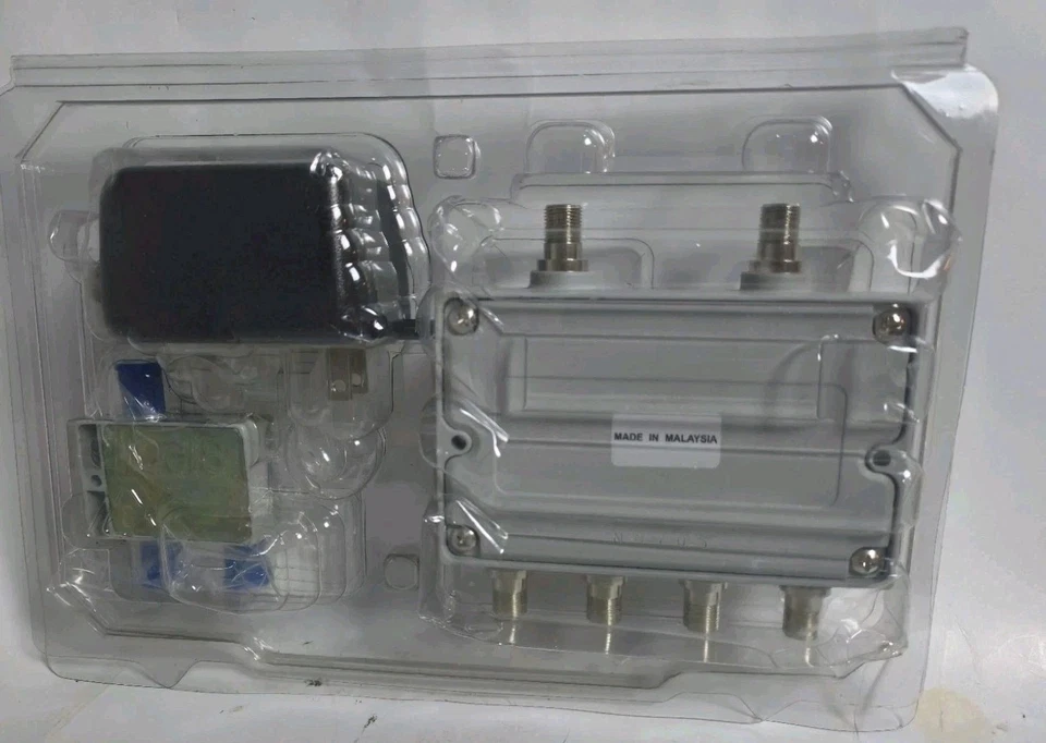 ELECTROLINE EDA2400 -CATV RF ANTENNA/POWER AMPLIFIER with 4Port Distribution NEW - Image 3 of 4