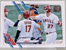SHOHEI OHTANI MIKE TROUT Angels 2021 Topps  #621