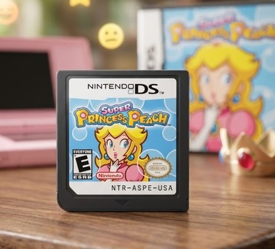 Super Princess Peach DS Classic Action Platform Adventure Game for NDS