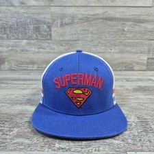 Superman Hero Comics Youth Boys Hat Cap Trucker Meshback Adjustable SnapBack