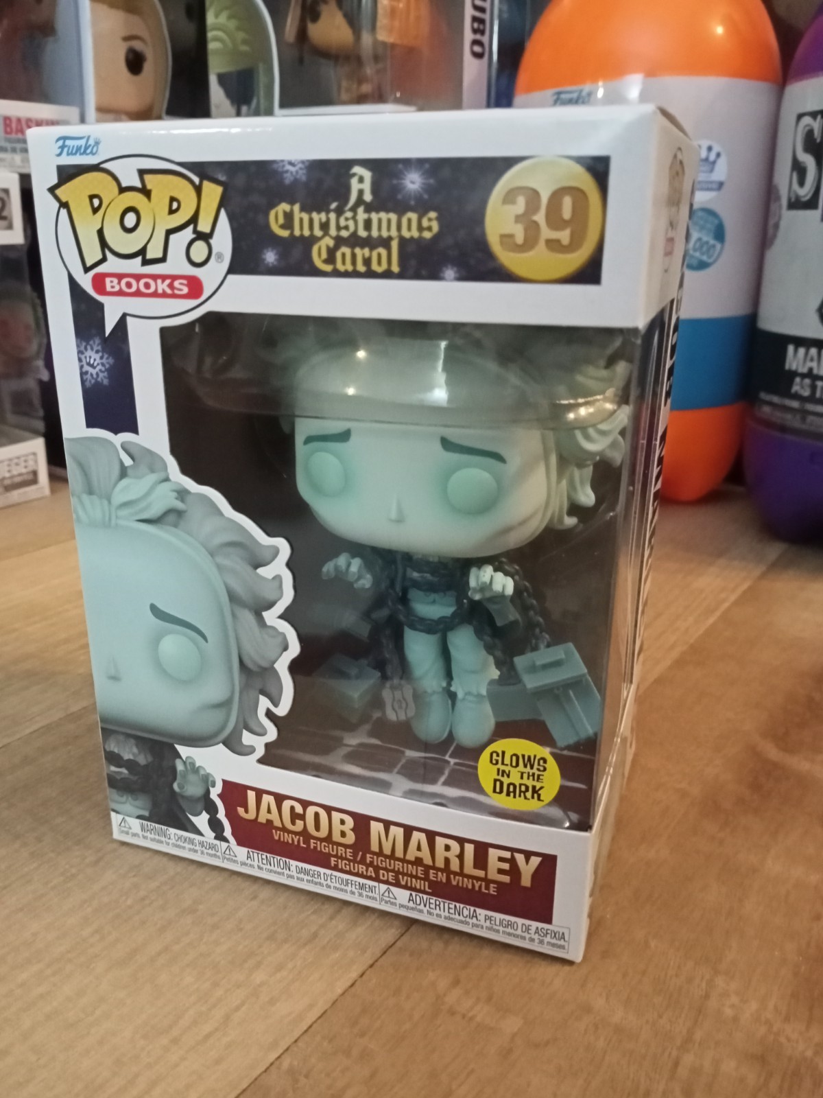 Books - A Christmas Carol - Jacob Marley (GITD) Funko Pop! Vinyl Figure #39 BNIB