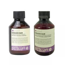 INSIGHT Damaged Restructurising Shampoo / Conditioner 100ml mini travel size