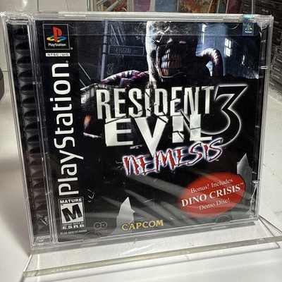 NEW Resident Evil 3: Nemesis PS1 Original Factory Y Sealed with Dino Crisis Demo