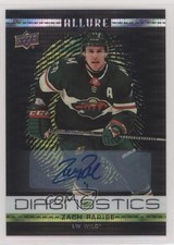 2020-21 Upper Deck Allure Diagnostics Black & Green Zach Parise #D-7 Auto 9px