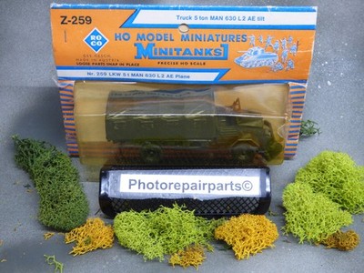 Roco Minitanks 1/87 Modern West German Man 630 L2 AE 5T 4x4 Truck Lot#7271 