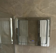 Toreno 800 x 600mm LED Illuminated Mirror with Anti-Fog, Dimmer,