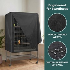 Waterproof Oxford Cloth Bird Cage Cover Ventilated Pet Bird Cage Shield Aviary
