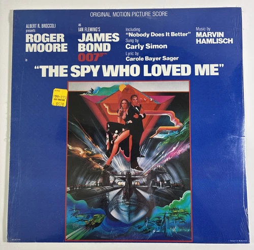 James Bond 007 The Spy Who Loved Me Soundtrack UA LA774-H SEALED