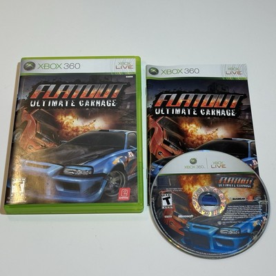 Flatout: Ultimate Carnage - Microsoft Xbox 360 Tested Complete Racing Crash