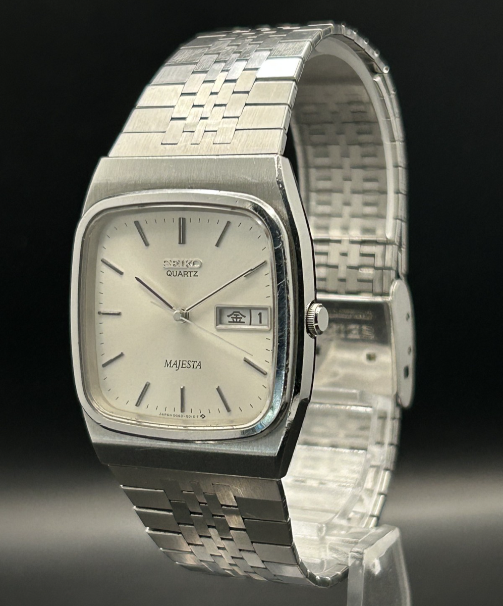 時計 SEIKO majesta 9063-5010 SEIKO WATCH MAJESTA 9063-5010 QUARTZ GOLD DAY DATE KANJI | eBay