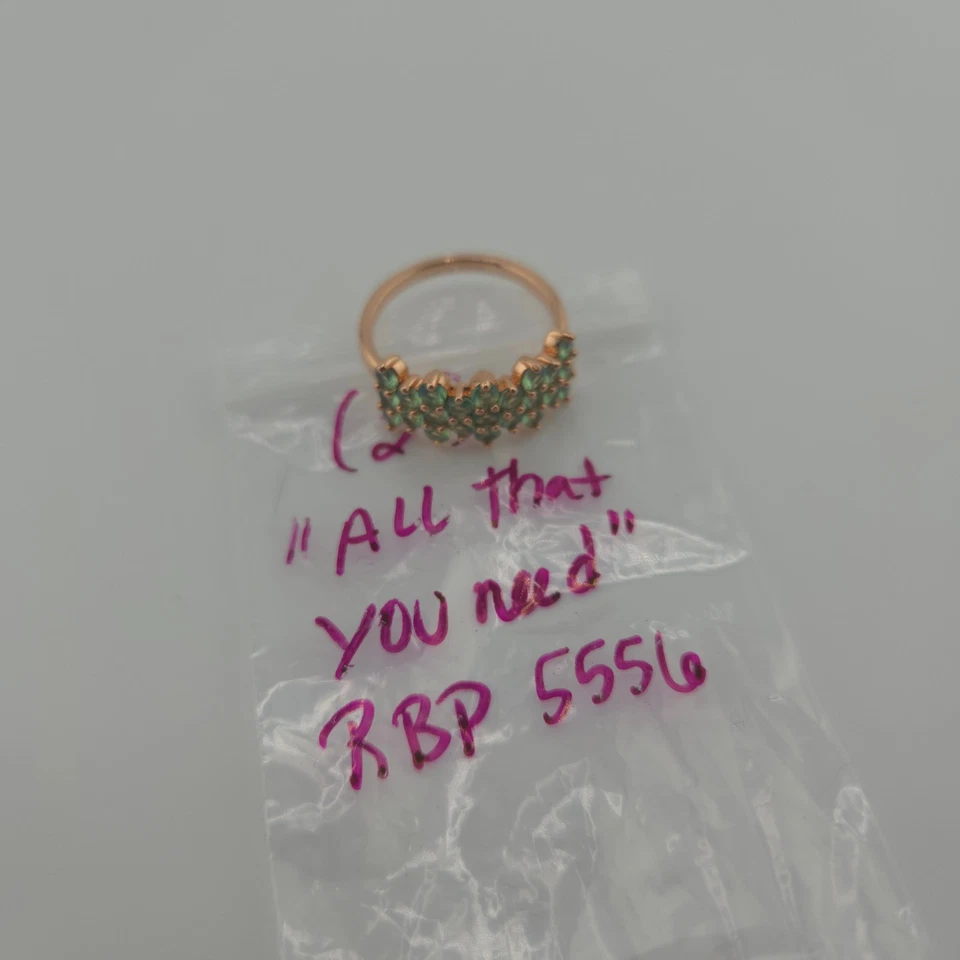 Кольцо с зелеными камнями Ring Bomb Party 5556 «All That You Need» размер 11 - Изображение 2 из 2