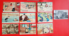 LOT DE 10 CARTES POSTALE ANCIENNE 1900 CB humoristiques sur la BRETAGNE