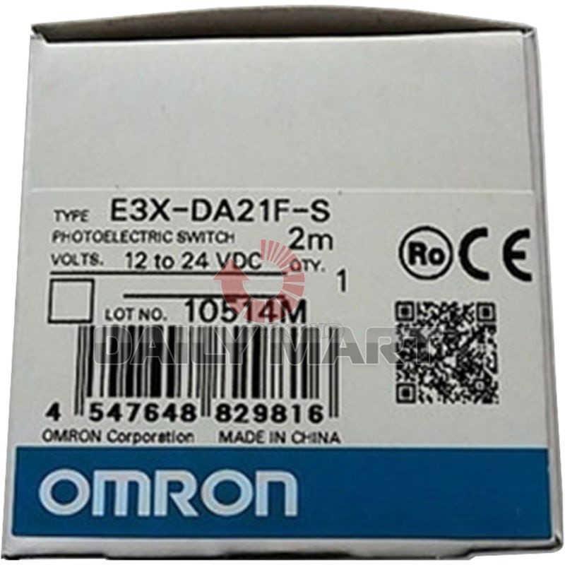 Brand New In Box E3X-DA21F-S Photoelectric Switch *cm