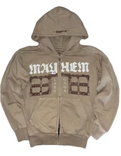 Lady Gaga Opera Haus Hoodie S Beige Full Zip Mayhem Ball 2025 Merch NEW *spots