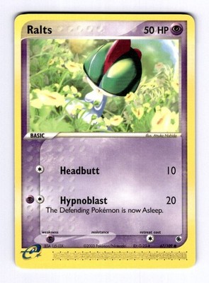 Ralts - 67/109 Ruby and Sapphire #67 (2003) Common NM Pokemon