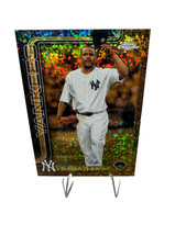 CC Sabathia 2025 Topps Chrome Gilded Gold Mini-Diamond Refractor /50 #101