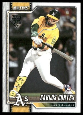 2026 Topps Series 1 - Carlos Cortes Athletics Base Rookie #249