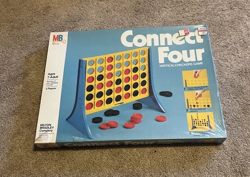 Vintage 1978 Connect Four Game Milton Bradley Sealed