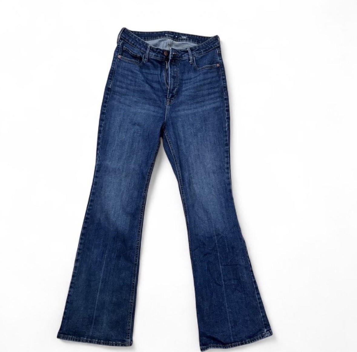 Old Navy Flare Jeans Size 12 Blue High Rise Denim Casual
