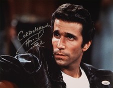 Henry Winkler Signed 11x14 Happy Days Arthur Fonzarelli "Correctamundo" JSA