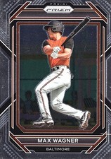 2023 Panini Prizm Prospect RC Rookie Max Wagner Baltimore Orioles Card #164