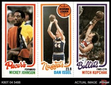 1980 Topps Mickey Johnson / Dan Issel / Mitch Kupchak 119 / 72 / 249 7 - NM