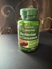 Puritan's Pride  Berberine and Cinnamon  120  Capsules