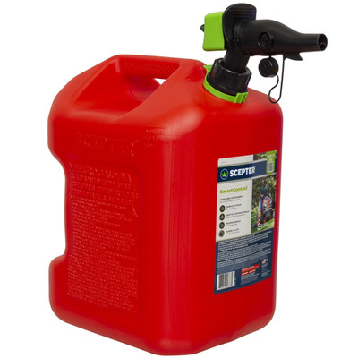 5 Gallon Capacity Smart Control Dual Handle Gas Can, FSCG571EOC, Red Fuel Contai
