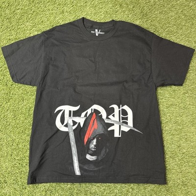 New NBA YoungBoy x Vlone Murder Business Black Tshirt Size L