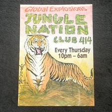 Rave Flyer - A4 - Global Explosions - Rave Flyers,  Acid House, Clubs