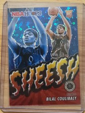 2023-24 Hoops Premium Stock Bilal Coulibaly Sheesh Red Disco /99