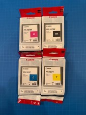 Lot 4 Brand New Canon PFI-107. Black/Magenta/Cyan/Yellow Printer Cartridge