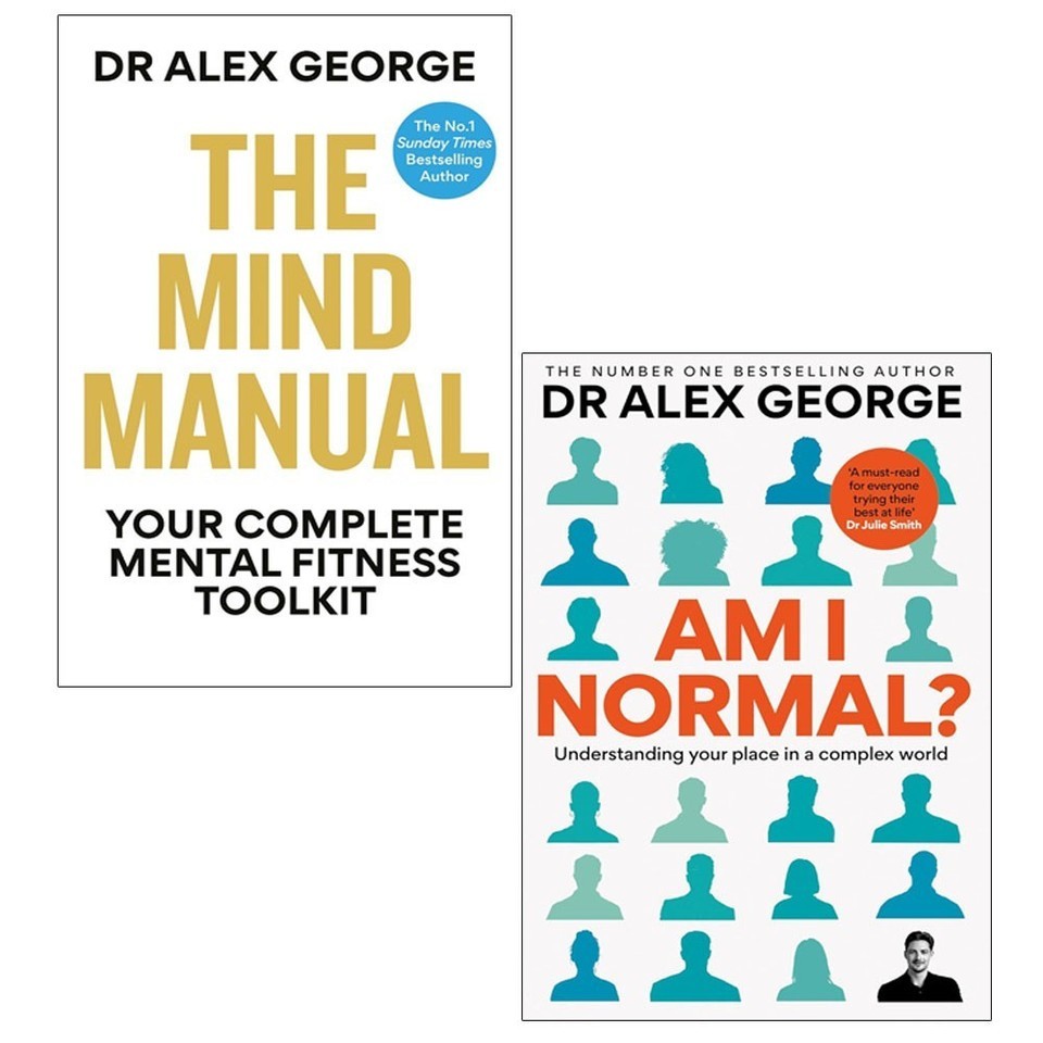 Dr Alex George Collection 2 Books Set Am I Normal? Hardcover,The Mind Manual