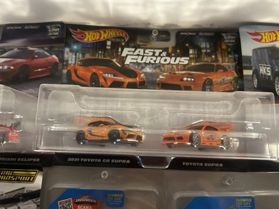 4 Hotwheels 2 Packs Supras/ R 34 + MBK VAN/ Lamborghinis/ Mitsubishis