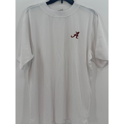 Devon & Jones Alabama Crimson Tide Mens White Performance T-Shirt Size Large