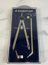 Staedtler Mars 551 Comfort Precision Compass Set Drafting Drawing - Cracked Case