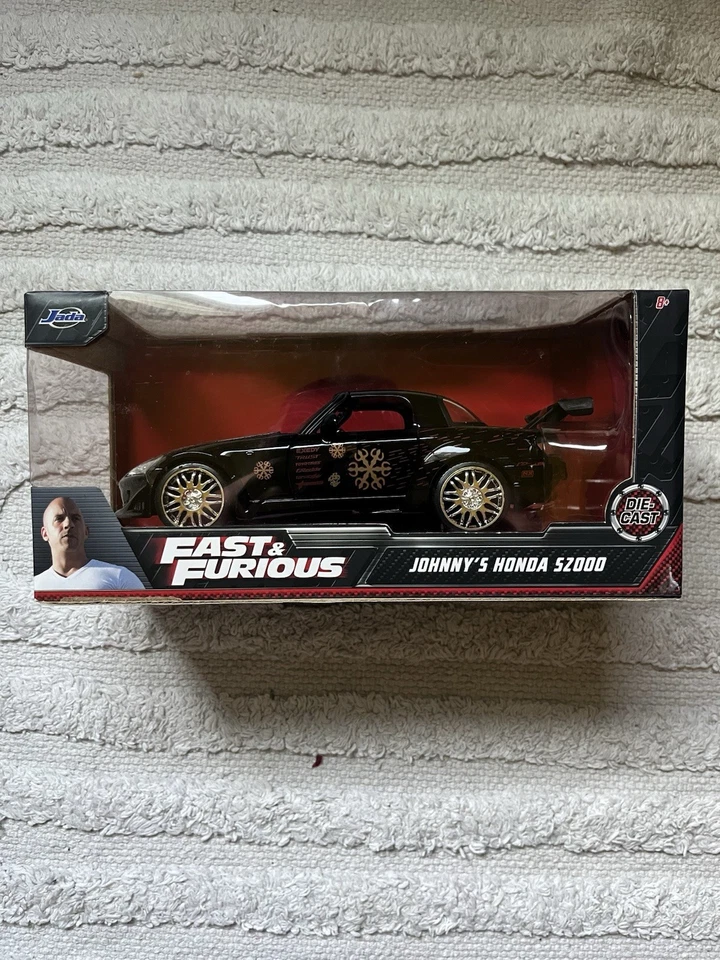 Coche diecast Jada Toys Fast and Furious Johnny's Honda S2000 escala 1:24 Foto 2 de 4