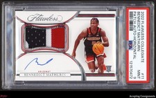 2022-23 Flawless College Bennedict Mathurin RPA ROOKIE PATCH AUTO 05/25 PSA 9