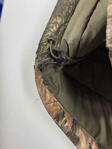 Cabelas Puffer Vest 2XL Camo Kananti 3M Thinsulate Hunting Full Zip Hiking- FLAW - Picture 13 of 17