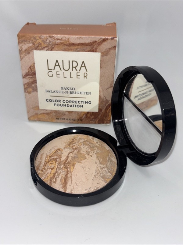 LAURA GELLER Baked Balance-N-Brighten Color Correcting Foundation Medium 0.32oz
