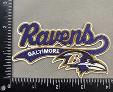 BALTIMORE RAVENS IRON ON EMBROIDERED PATCH