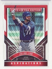 2015 Elite Extra Edition Aspirations Die Cut #149 Julian Leon 010/200 - Flat S/H